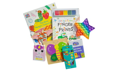 Playful Journeys Pack for girls age 2-3 with toddler-friendly educational activities and developmental learning materials