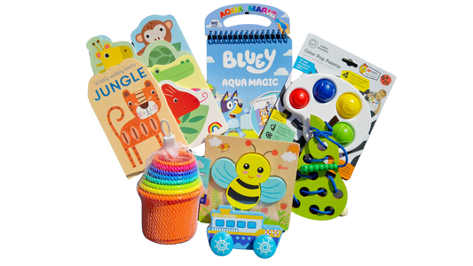 Playful Journeys Pack for girls age 1-2 with toddler-safe educational activities and early development materials